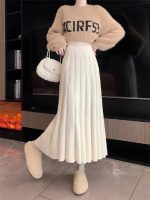 خرید دامن زمستونه بافت بلند – ساده و طرحدار – فروش عمده - تصویر 3