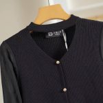 خرید شومیز بافت آستین حریر فانتزی