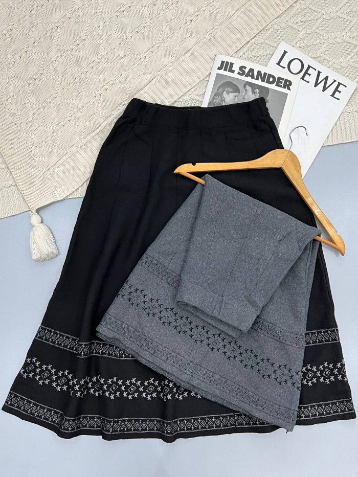 دامن بافت گلدوخت دامن بافت گلدوخت