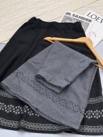 خرید دامن بافت گلدوخت شده - تصویر 9