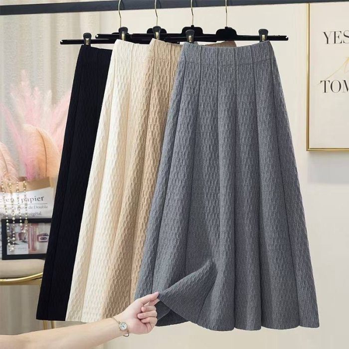 خریددامن بافت زمستانه بلند - تصویر 8