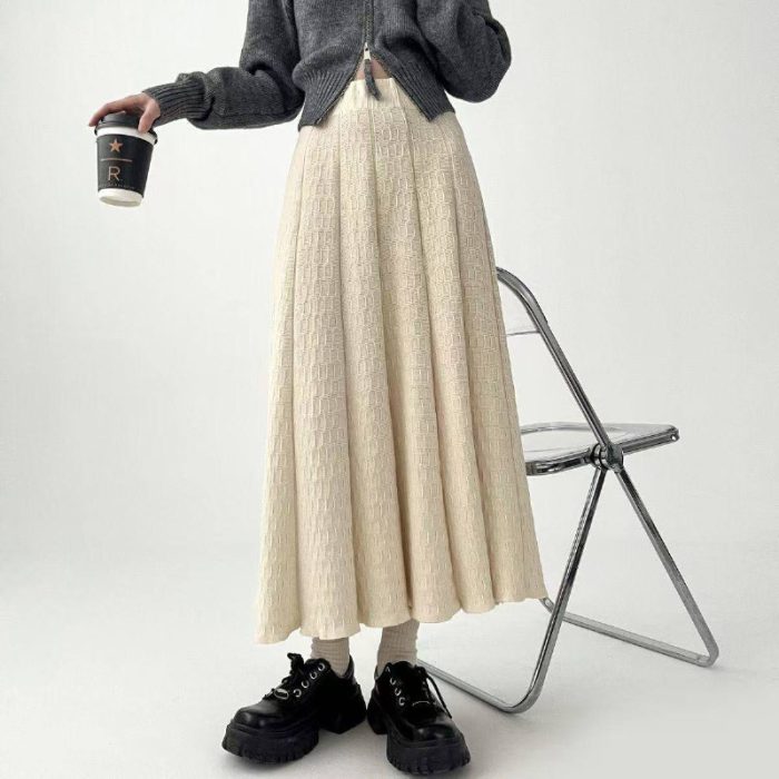 خریددامن بافت زمستانه بلند - تصویر 4