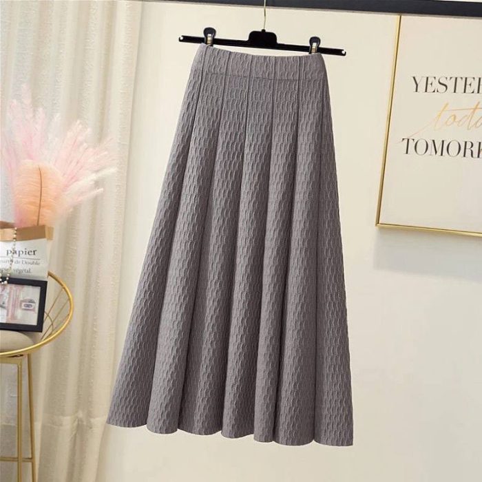 خریددامن بافت زمستانه بلند - تصویر 7