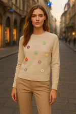 خرید شومیز گل‌ برجسته فانتزی - تصویر 2