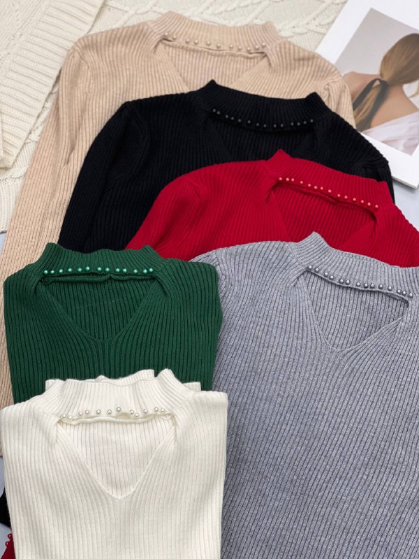 69d7b03d-d6bd-4241-953f-4abe227bffec شومیز مجلسی یقه طرح دار کد 29 - تصویر 3