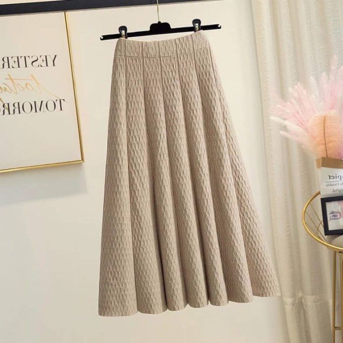 خریددامن بافت زمستانه بلند - تصویر 9