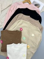 خرید شومیز گل‌ برجسته فانتزی - تصویر 4