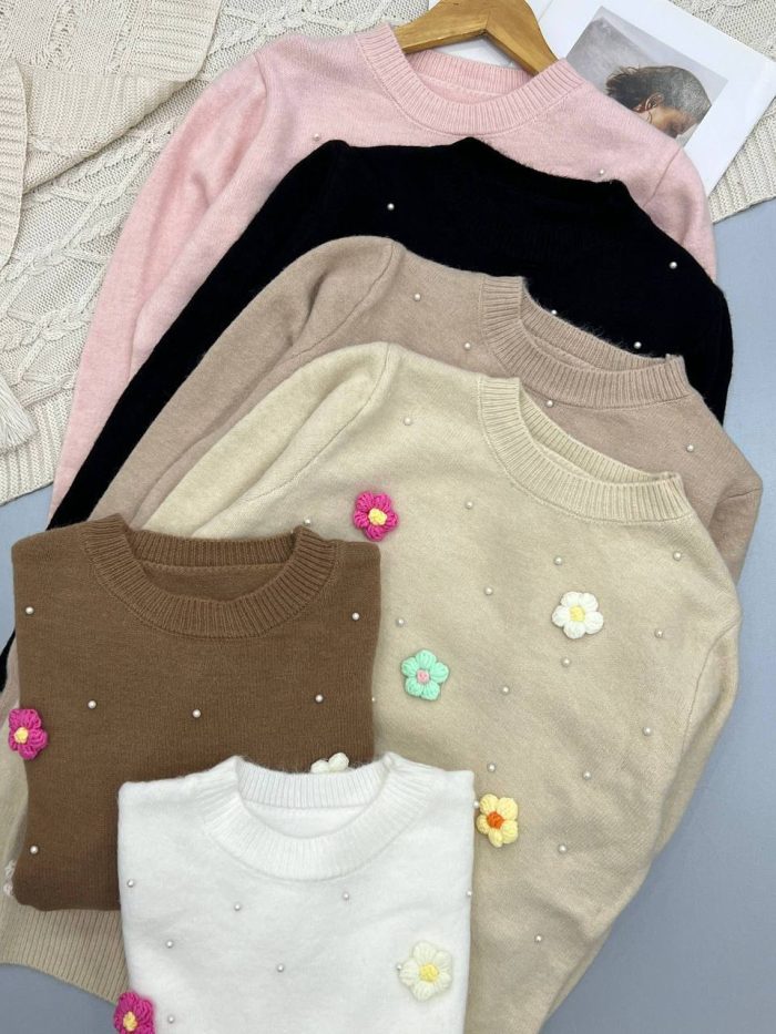 خرید شومیز گل‌ برجسته فانتزی - تصویر 4