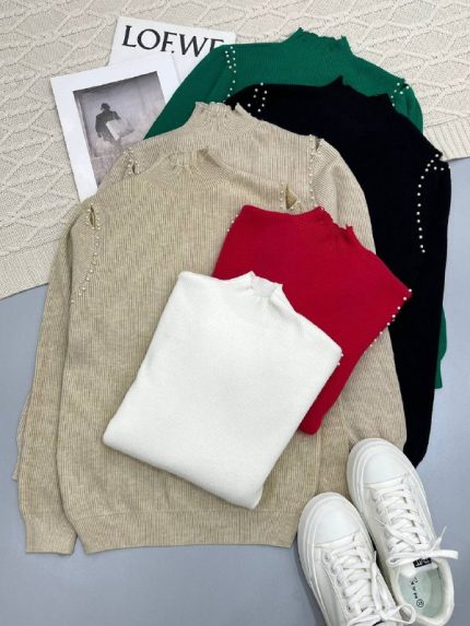 شومیز مرواریدی داخل خز